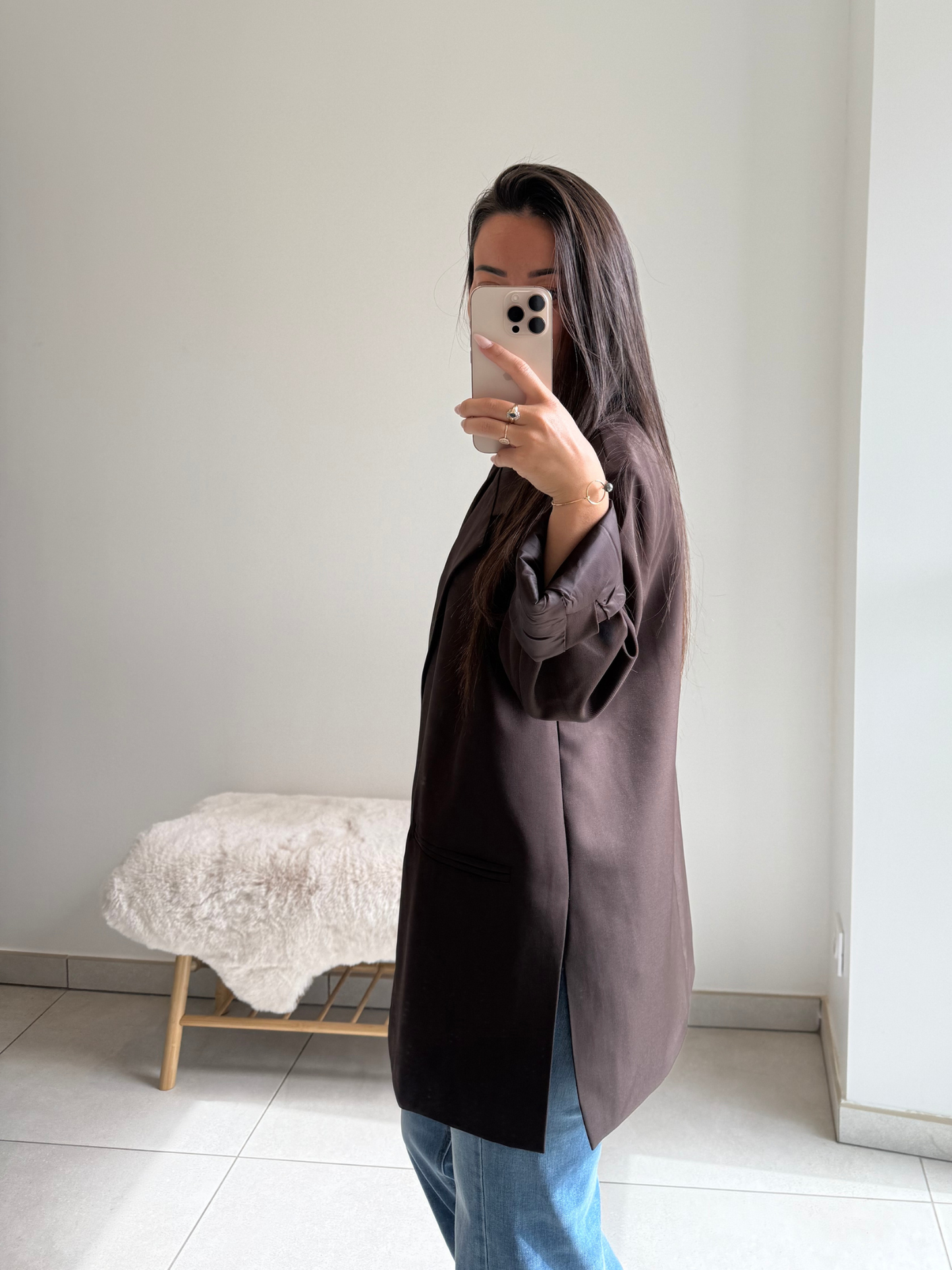 Blazer Maëlys – Chocolat