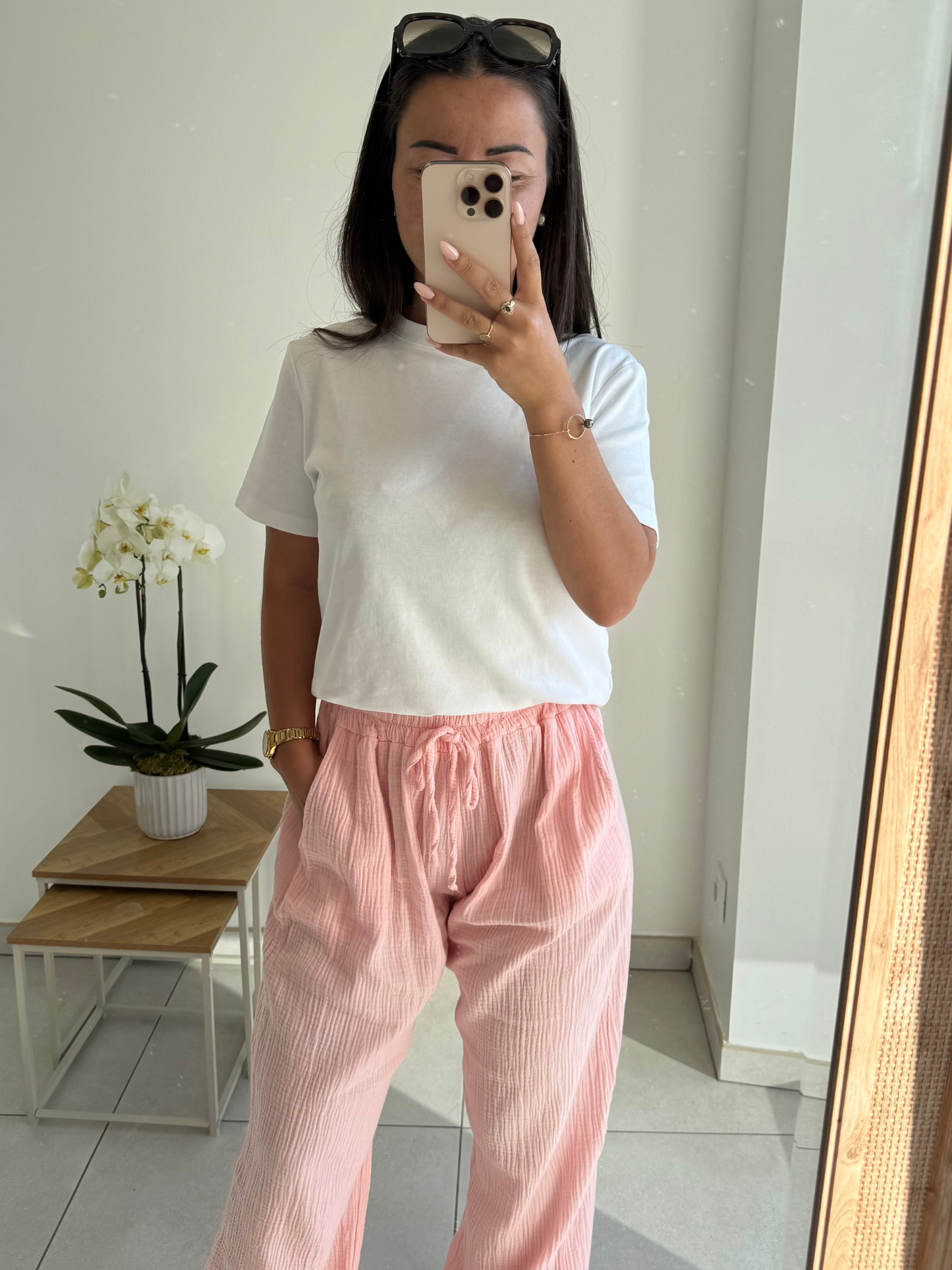 Pantalon Livia – Gaze de coton