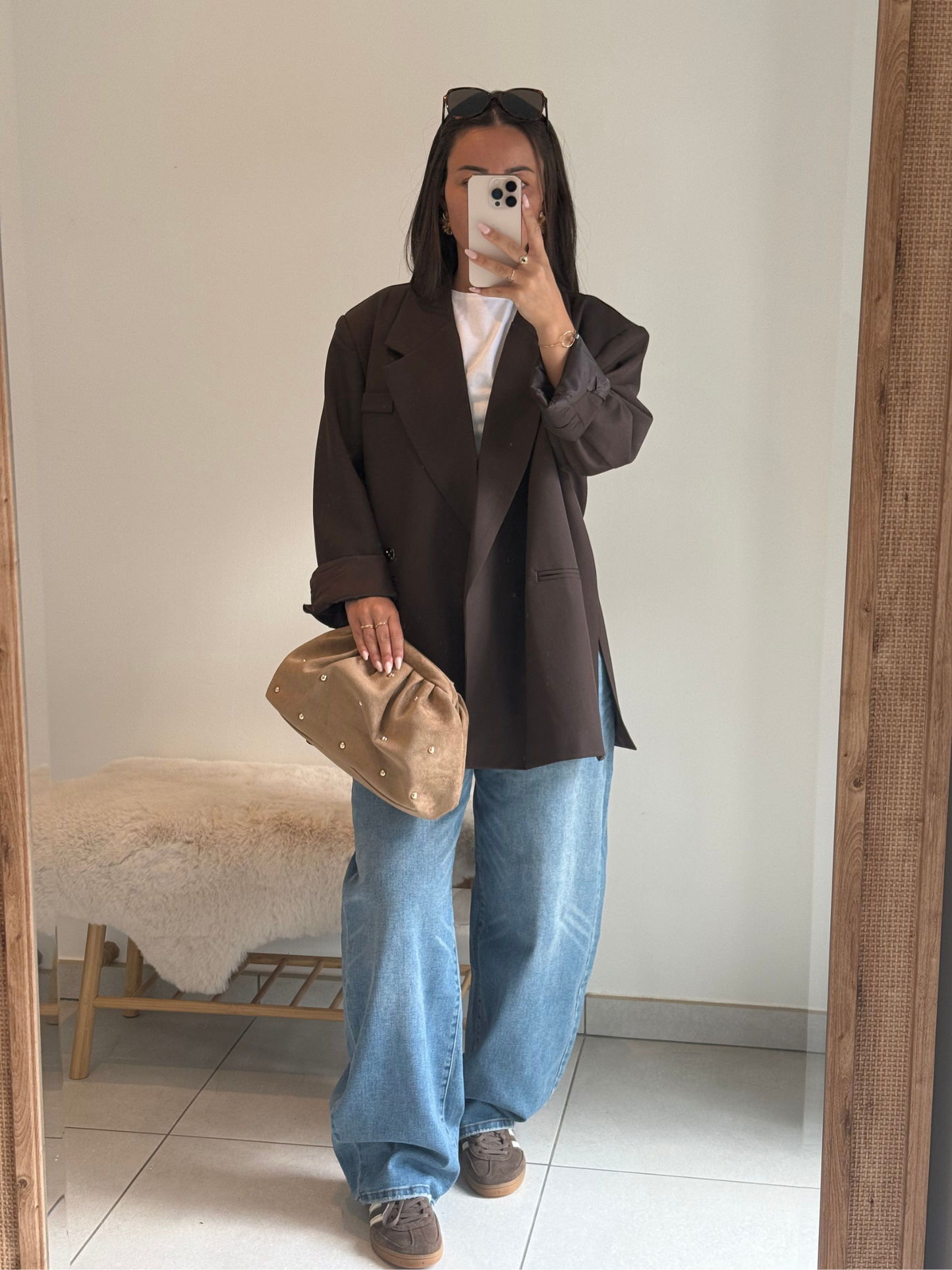 Blazer Maëlys – Chocolat
