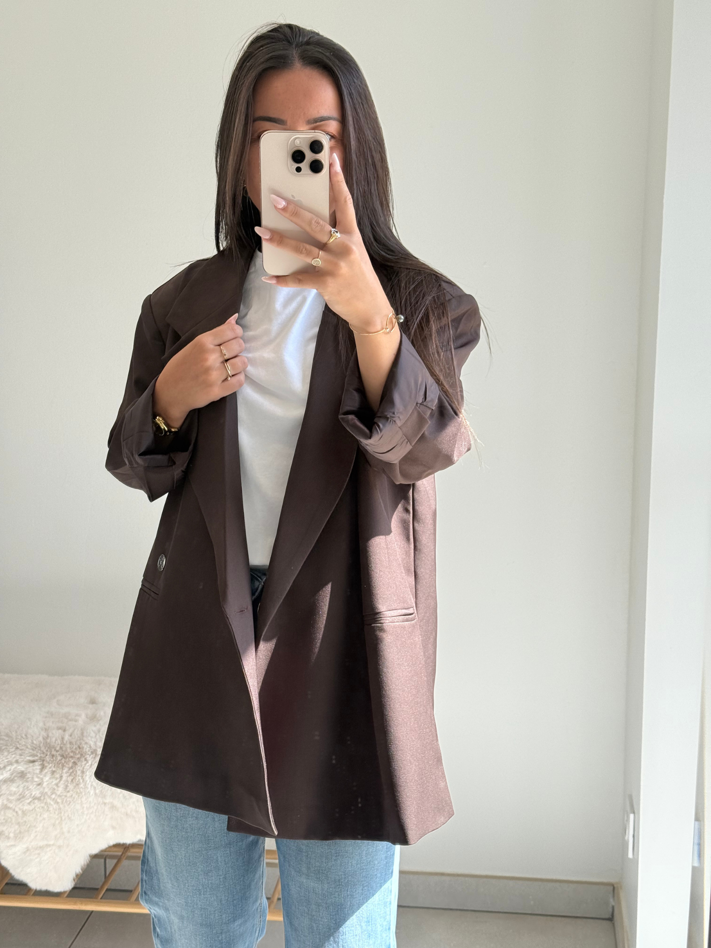 Blazer Maëlys – Chocolat