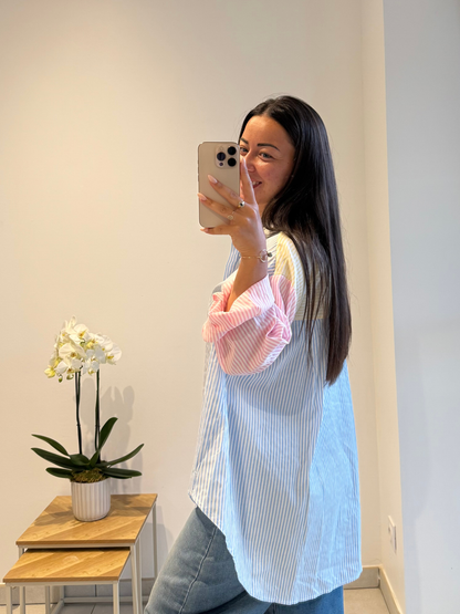 Chemise Apolline – Multicolore rayée
