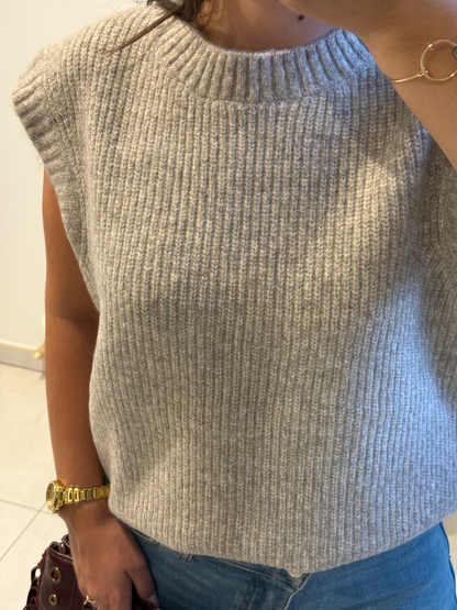 Pull sans manche Clara