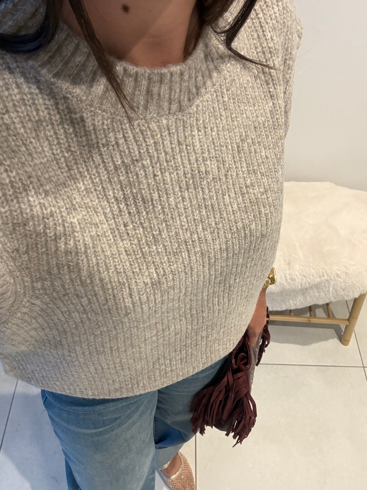Pull sans manche Clara
