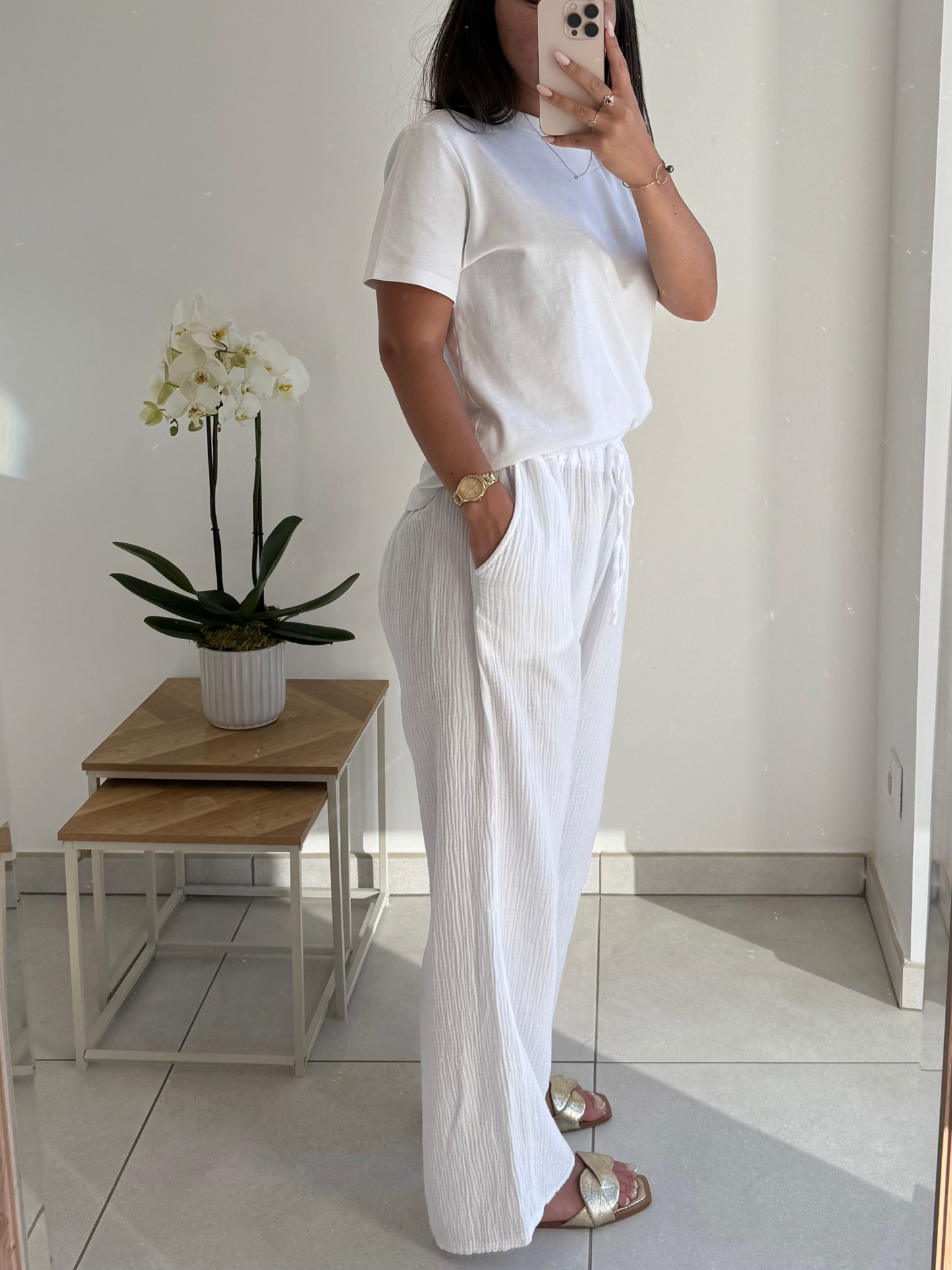 Pantalon Livia – Gaze de coton