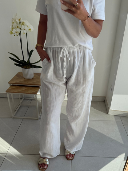 Pantalon Livia – Gaze de coton