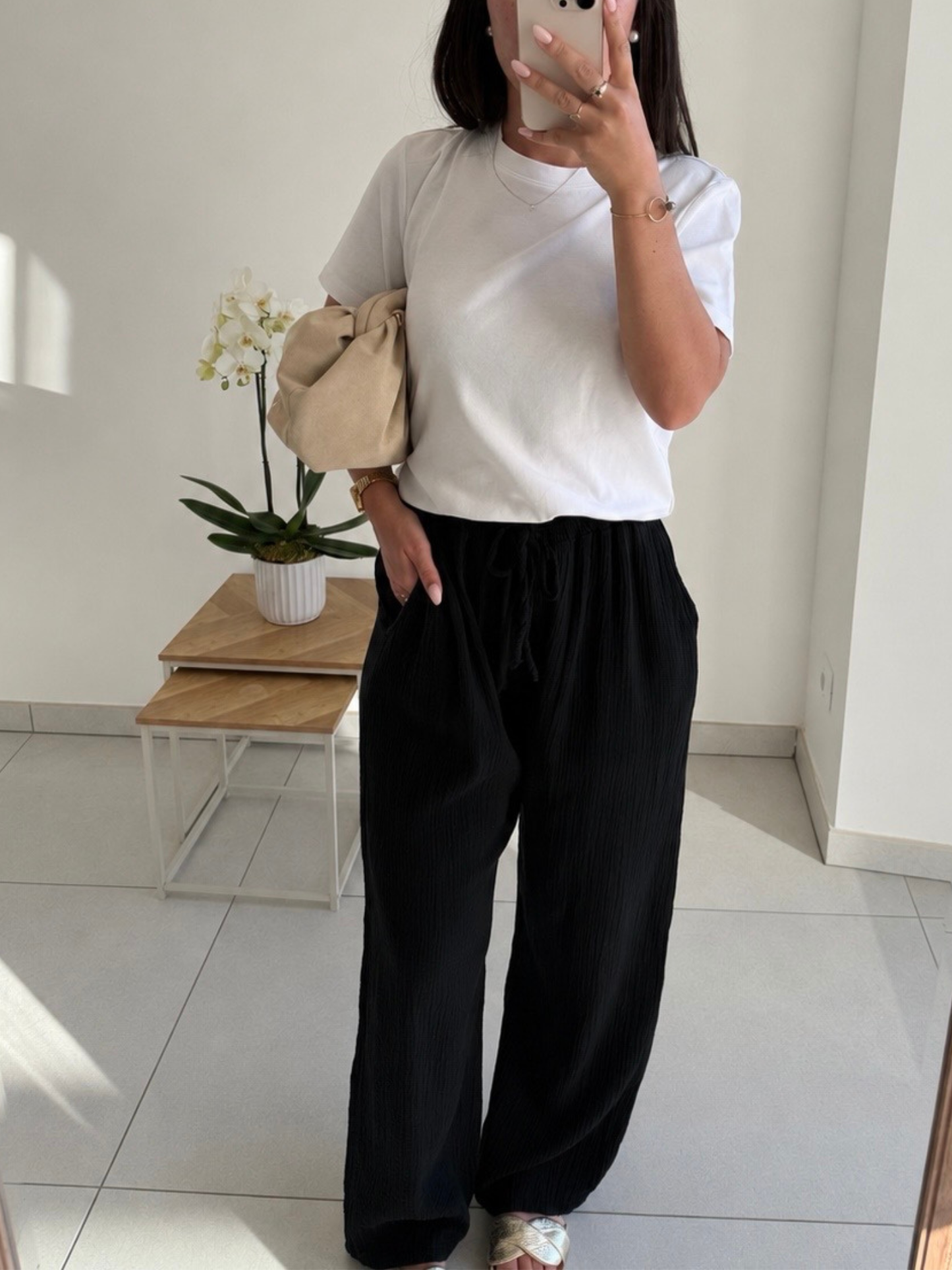 Pantalon Livia – Gaze de coton