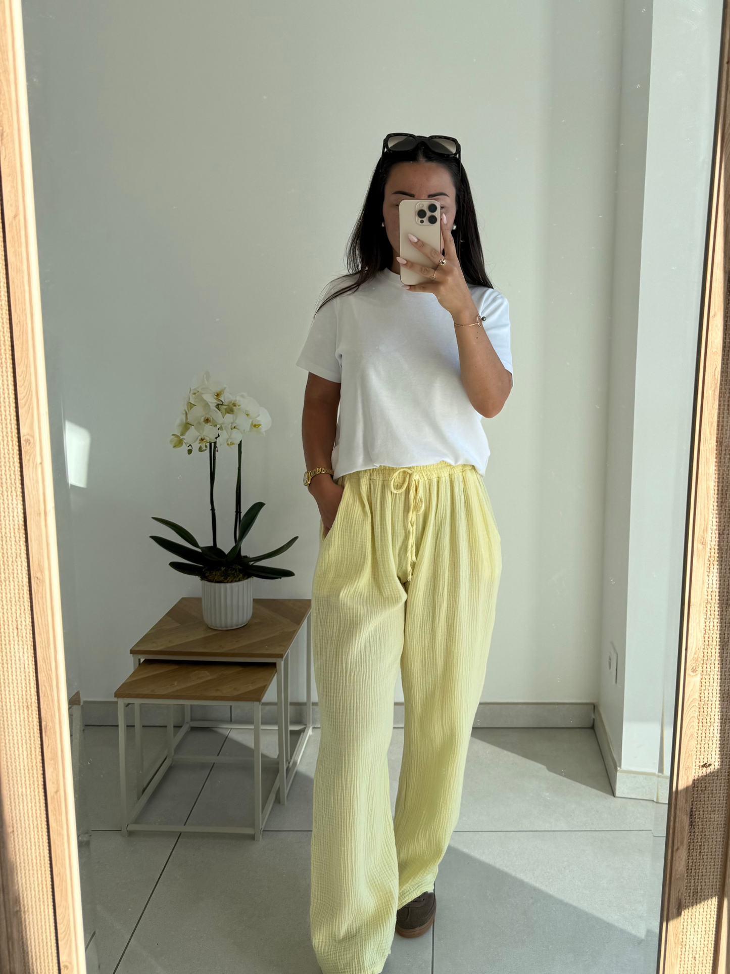 Pantalon Livia – Gaze de coton