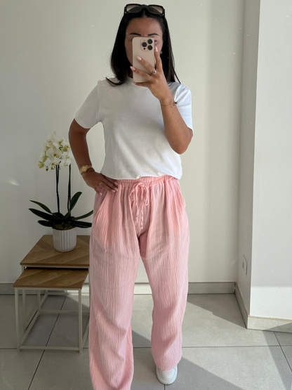 Pantalon Livia – Gaze de coton