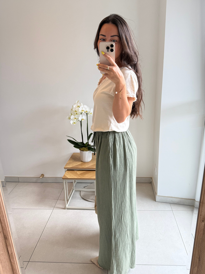 Pantalon Livia Kaki